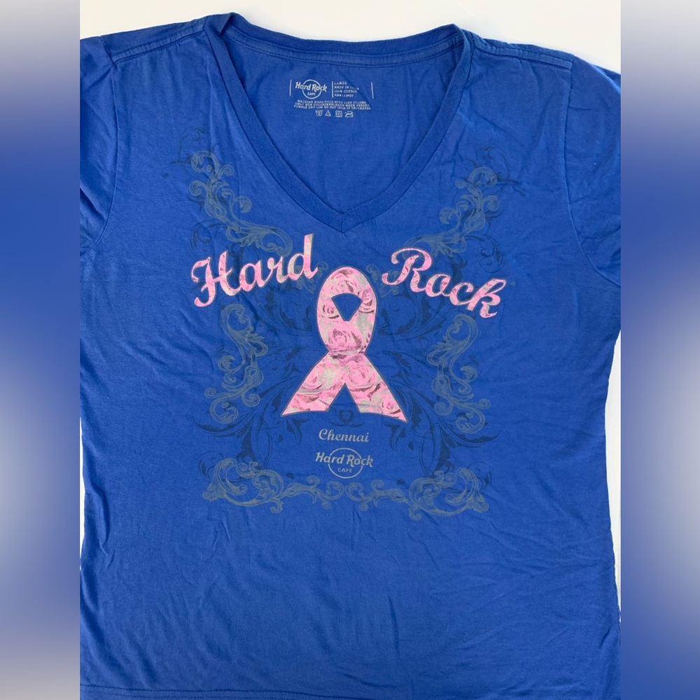 3/$20✨Hard Rock Cafe Breast Cancer Awareness Chennai India - Picture 1 of 8